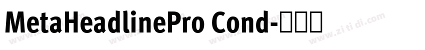 MetaHeadlinePro Cond字体转换 MetaHeadlinePro Cond字体转换